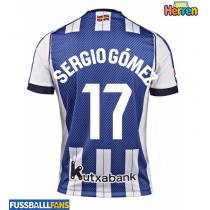 Real Sociedad Sergio Gomez #17 Heimtrikot 2025-26 Kurzarm